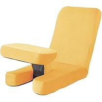 Amazon｜ニトリ(NITORI) ゲーミング座椅子2 ベロア イエロー 幅49×奥行